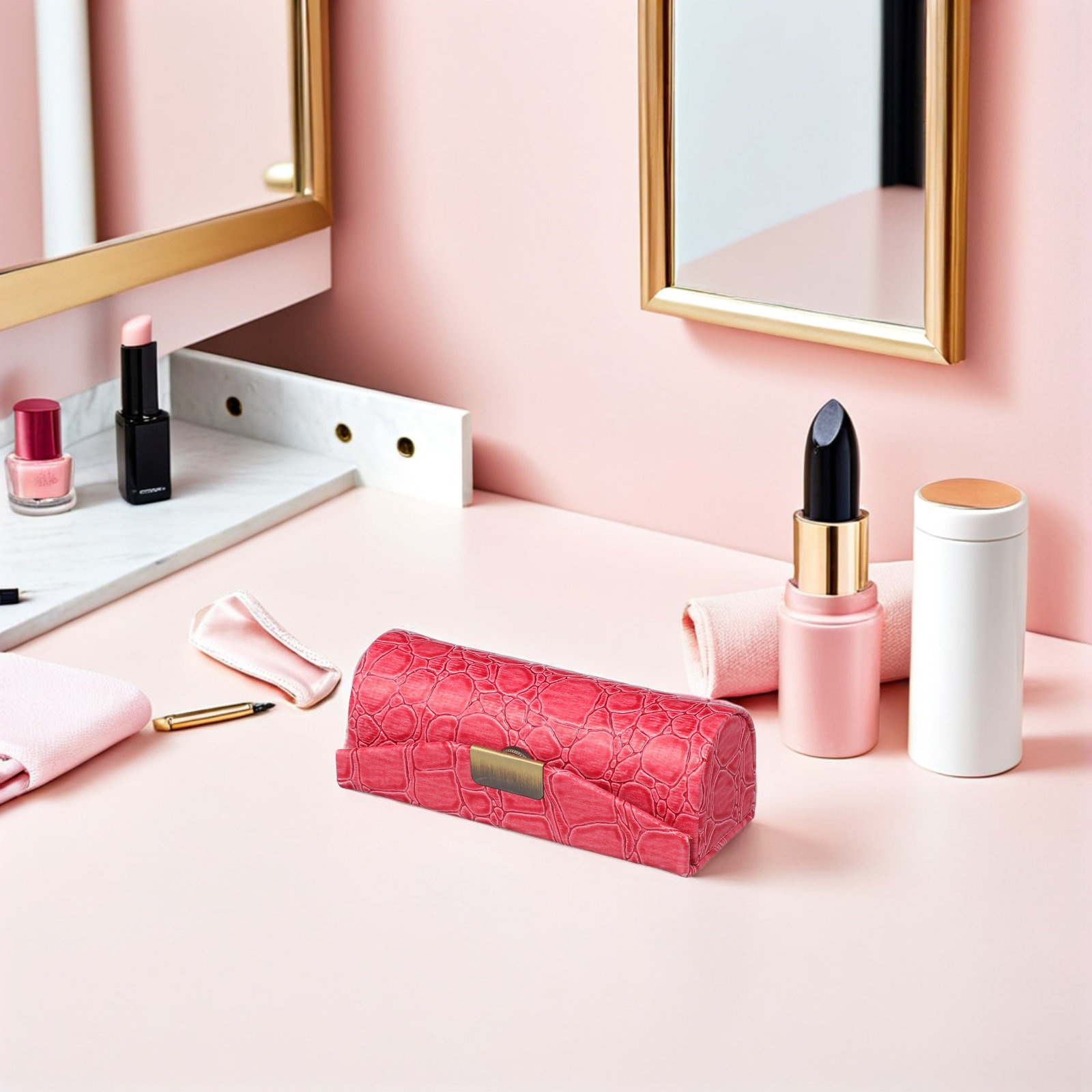 PU Lipstick Case Compact Decor - Lip Balm review and price
