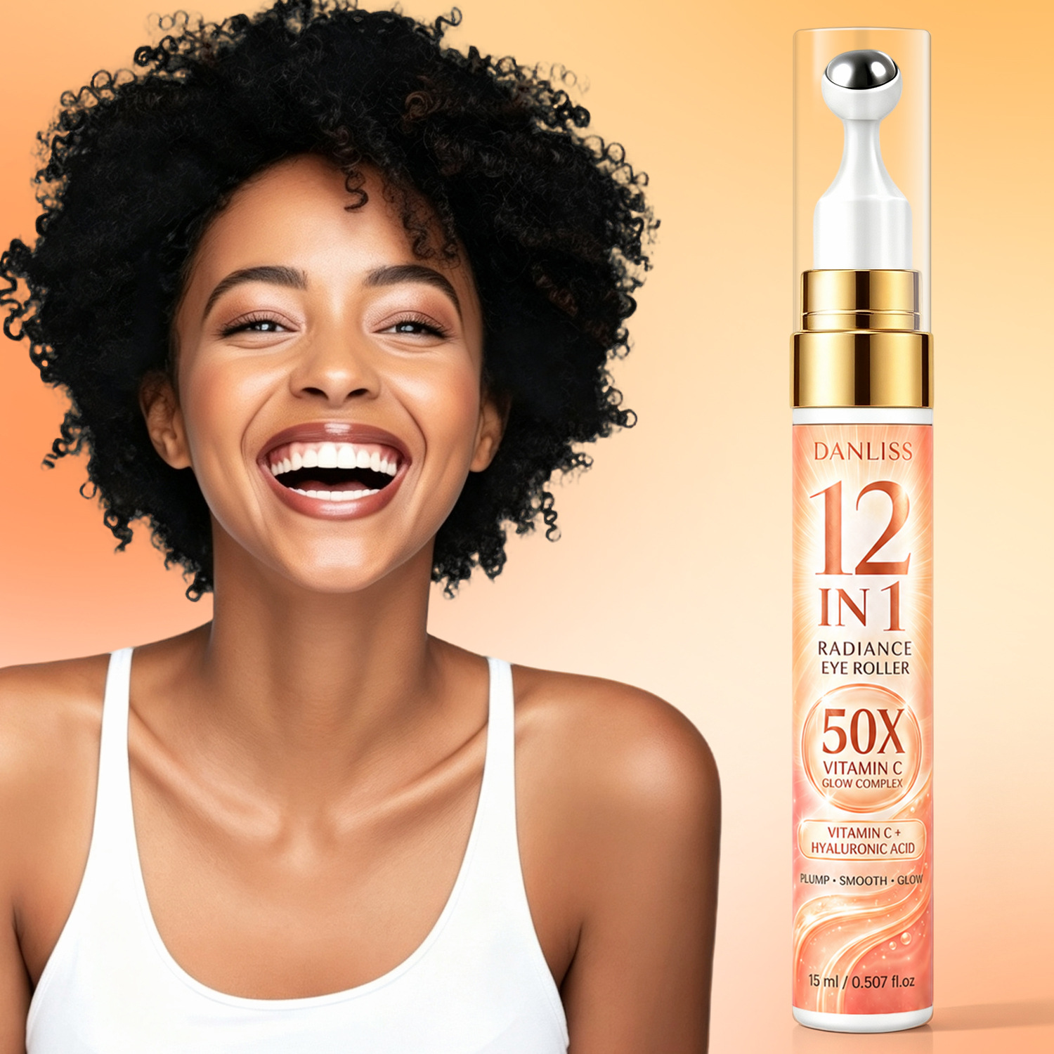 12 in 1 Radiance Eye Roller Se - Vitamin C Serum review and price