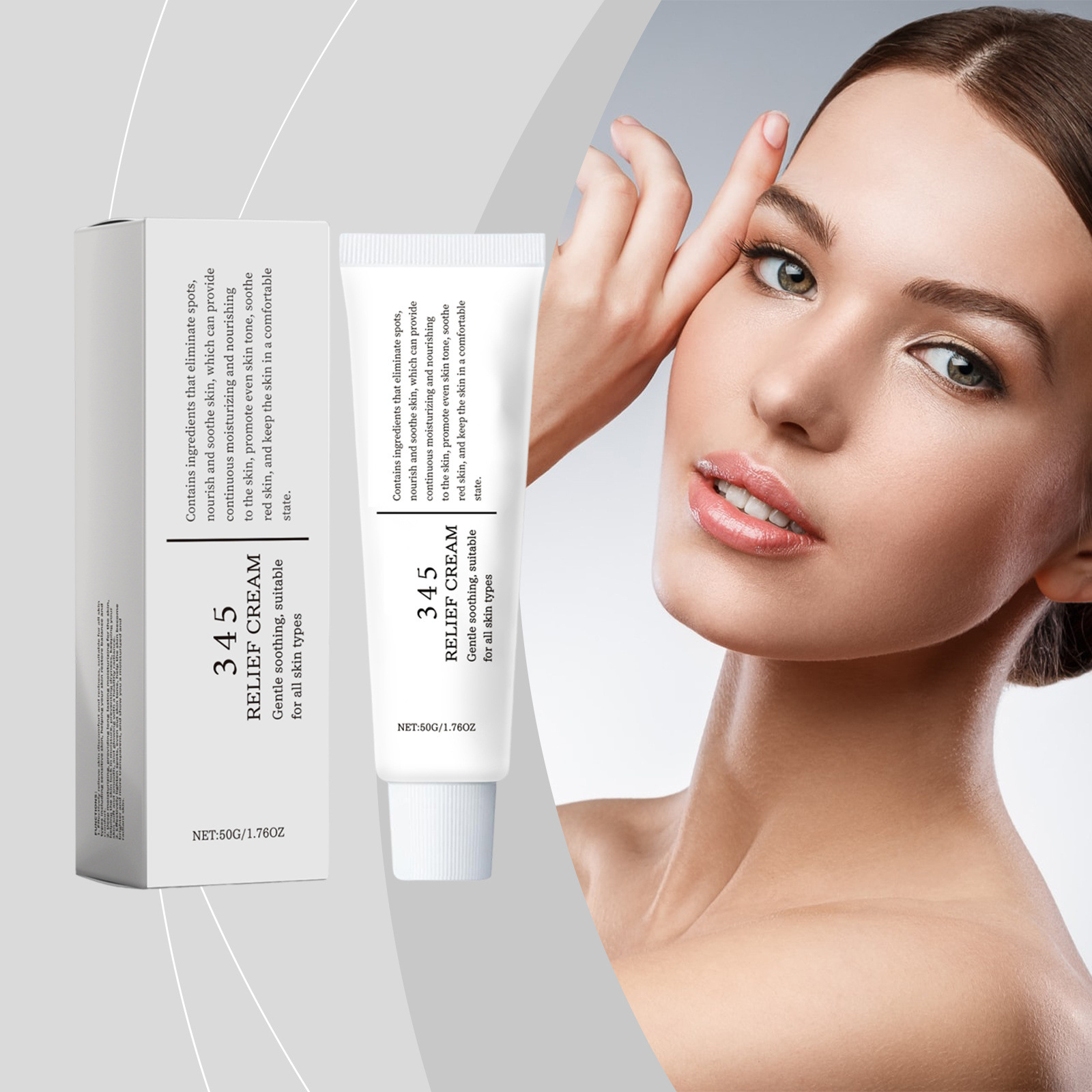 345 Relief Cream Moisturizing  - Skincare Glowing review and price