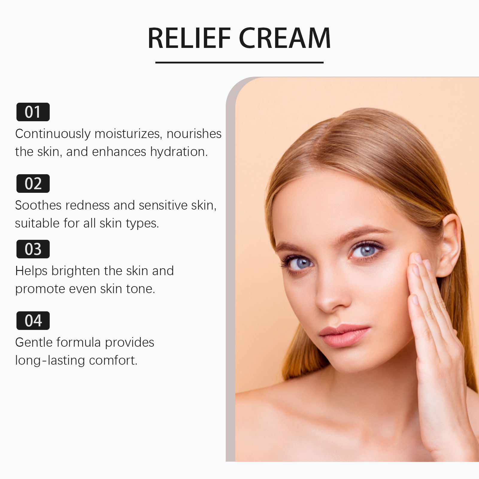 345 Relief Cream Moisturizing  - Skincare Glowing review and price
