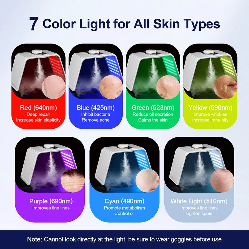 7 Colors LED Photon Beauty Mas - Face Mask Skincare review and price