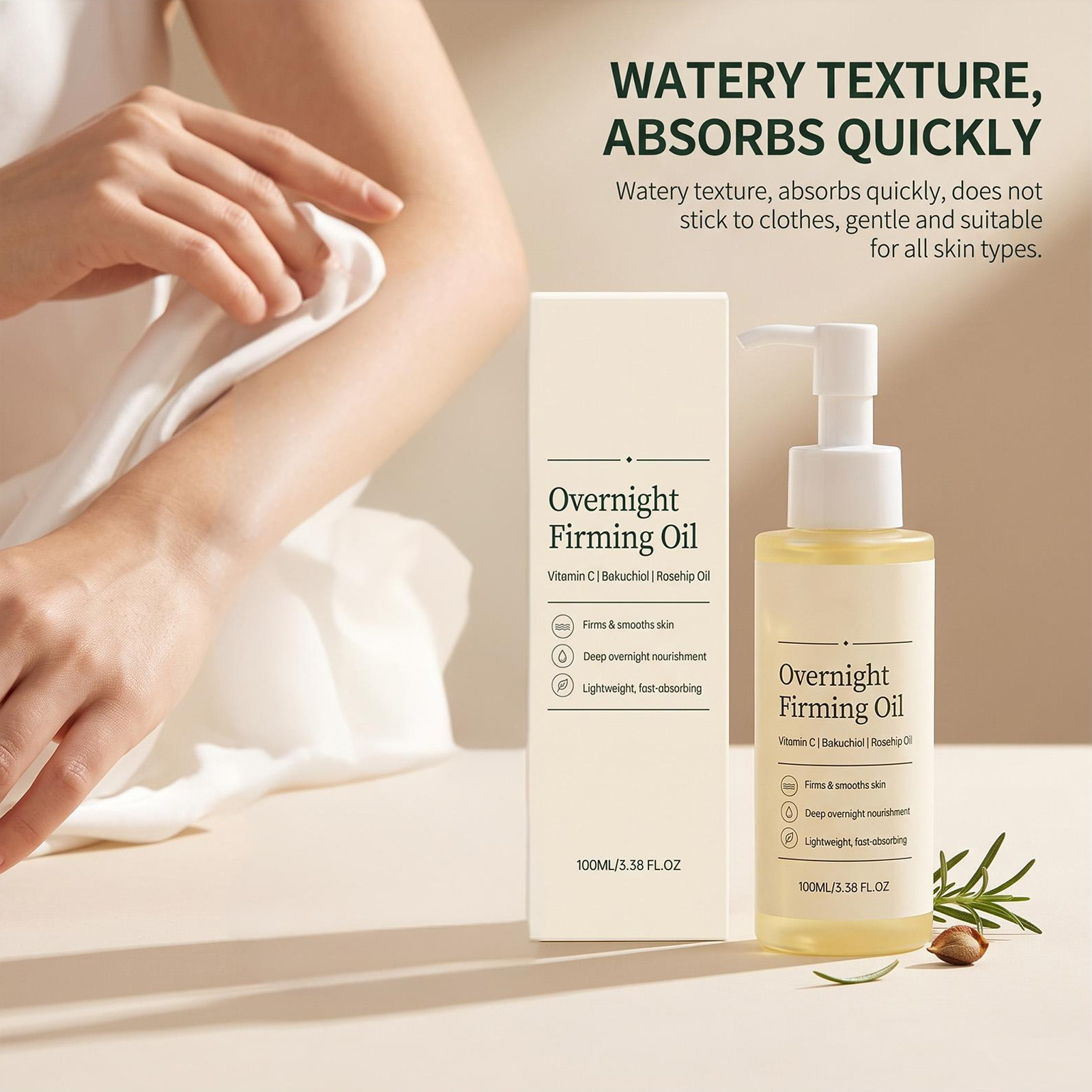 Facial Firming Oil 100ml Vitam - Face Oil Rosehip review and price