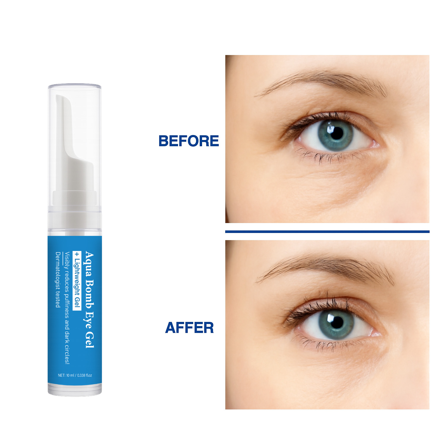 Aqua Cooling Eye Gel Caffeine  - Vitamin C Serum review and price